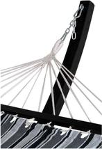 2dekans | Tripoli hangmat - Grijs/Zwart - Luxe Buitenhangmat, Tuin en Terras, Tuinsets en Loungesets, Ophalen of Verzenden, Gebruikt