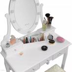 Make-up Tafel Wit LED | 75x40cm | Laatste Stuks!, Ophalen of Verzenden, Nieuw, Modern