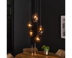 Hanglamp Philip mix 5-lichts - Chromed glas, Ophalen of Verzenden, Nieuw