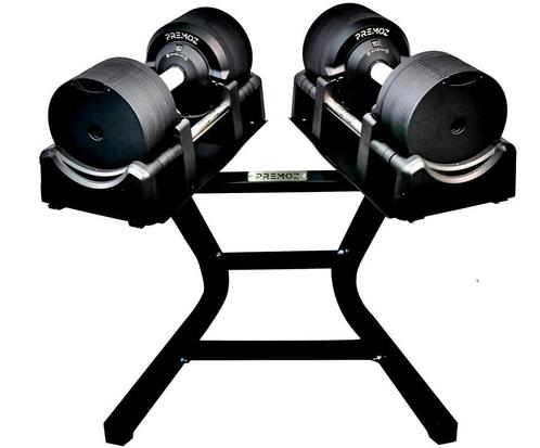 LION® PREMOZ™ Verstelbare Dumbbells 4 tot 41.5 kilogram, Sport en Fitness, Fitnessmaterialen, Armen, Benen, Borst, Buik, Rug, Nieuw