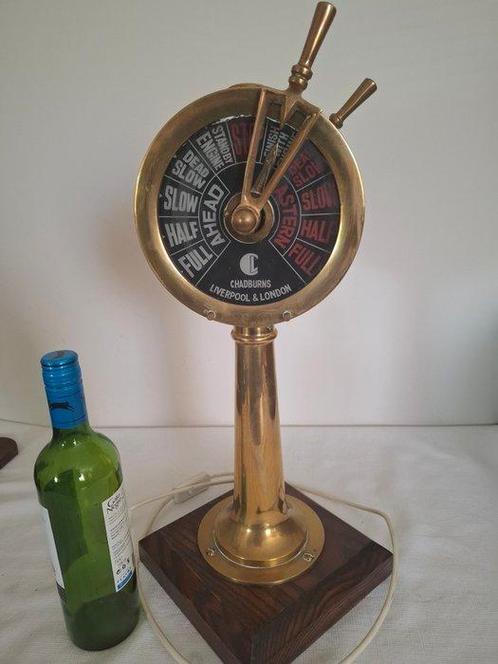 Telegraaf - Chadburns - Messing - 1960-1970, Antiek en Kunst, Curiosa en Brocante