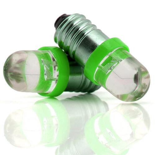 E10 LED lamp - 12V - Groen, Huis en Inrichting, Lampen | Losse lampen, Ophalen of Verzenden