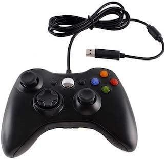 Xbox 360 & PC Controller Wired Zwart (Third Party) (Nieuw), Spelcomputers en Games, Spelcomputers | Xbox | Accessoires, Nieuw