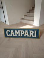 Campari - Metalen geëmailleerde Campari-reclamesbord -, Antiek en Kunst