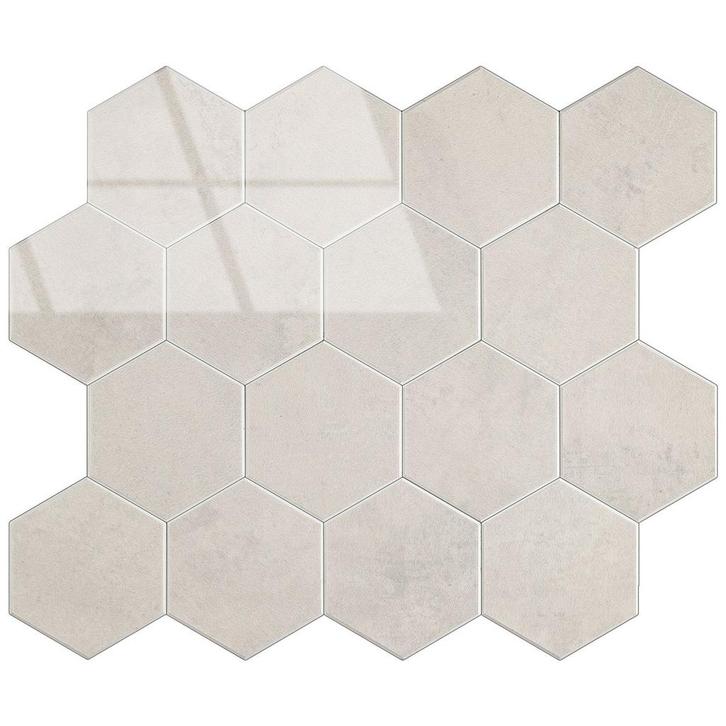 Zelfklevende Mozaïek Tegel - Afimera Beige Marble Hexagon -, Huis en Inrichting, Woonaccessoires | Wanddecoraties, Ophalen of Verzenden