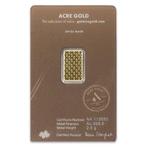 2,5 gram - Goud .999 - 2.5g 9999 Gold Bar Acre Alpine
