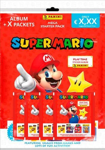 Panini Super Mario Play Time-Starter Pack (Diversen) NIEUW beschikbaar voor biedingen