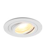 Kantelbare ronde inbouwspot Scott, wit, Ophalen of Verzenden, Nieuw, Basis