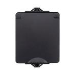 Opbouw Wandcontactdoos | IP55 - Zwart, Ophalen of Verzenden, Nieuw, Schakelaar