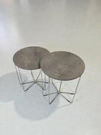 Maconi - Bijzettafel (2) - Silver - metallo cromato/laminato