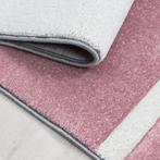 Modern Vloerkleed | Hawaii | Geometrisch | Roze | 80x300 cm, Verzenden, Nieuw