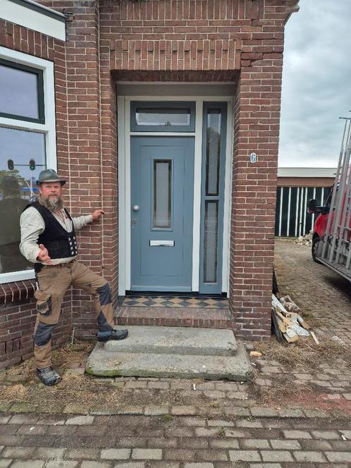 VOORDEUREN-Eigen productie-Plaatsing mogelijk, Doe-het-zelf en Verbouw, Kozijnen en Schuifpuien, Inclusief glas, Nieuw, Hout, Deurkozijn