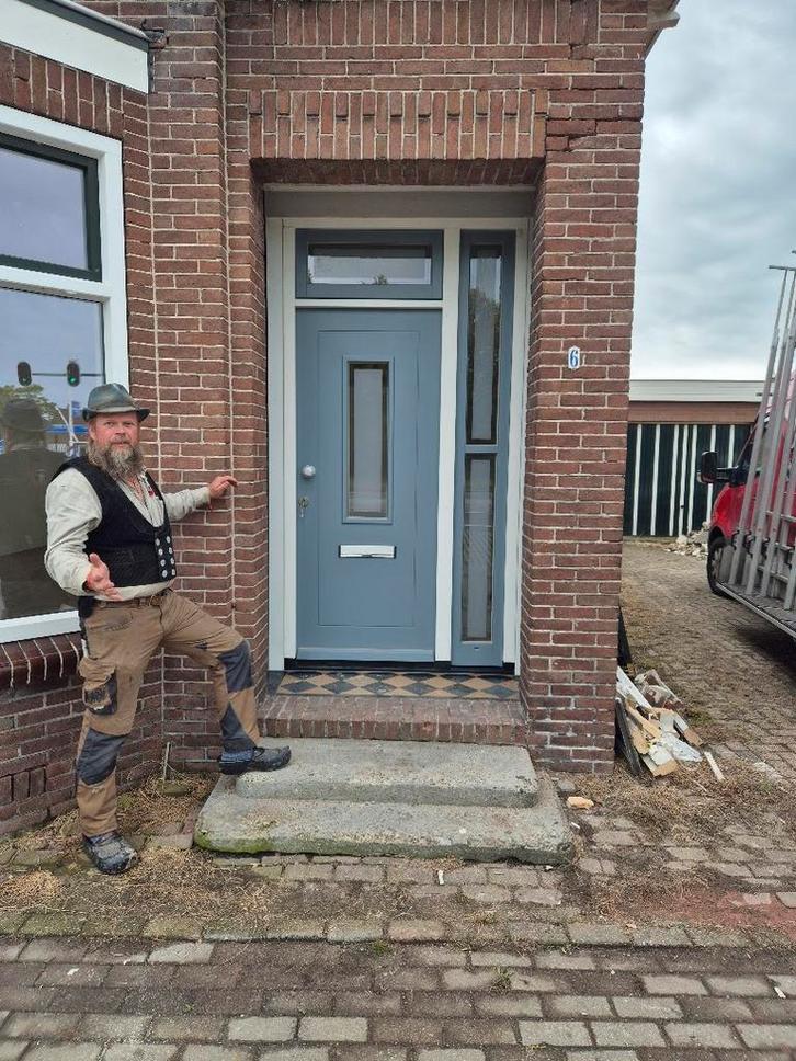 VOORDEUREN-Eigen productie-Plaatsing mogelijk, Doe-het-zelf en Verbouw, Kozijnen en Schuifpuien, Inclusief glas, Nieuw, Hout, Deurkozijn