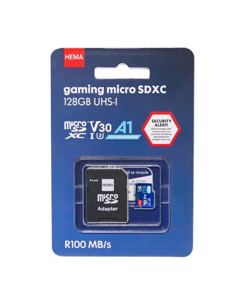 HEMA MicroSDXC geheugenkaart 128GB van €44.99 voor €30 sale, Computers en Software, Overige Computers en Software, Nieuw, Verzenden