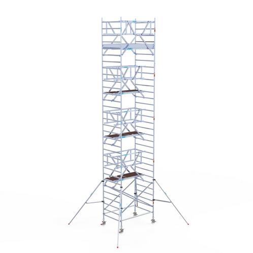 Rolsteiger Professional 135x190 10,2m werkhoogte vrijstaand, Doe-het-zelf en Verbouw, Steigers, Rolsteiger of Kamersteiger, Nieuw