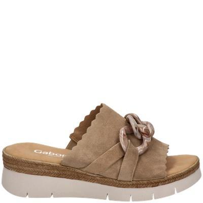 Gabor Pisa slippers voor dames in het Beige, Kleding | Dames, Schoenen, Slippers, Beige, Nieuw, Verzenden