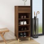 vidaXL Schoenenkast 40x36x105 cm bewerkt hout bruin, Huis en Inrichting, Verzenden, Nieuw