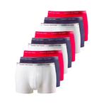 Tommy Hilfiger 9-pack boxershorts trunk rood/wit/blauw