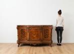 Credenza - Hout, Brons, Marmer, IJzer, Messing - Servante, Antiek en Kunst