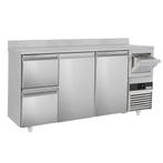GGM Gastro | Bar drankkoelwerkbank 2.13 m - met 2 deuren, 2