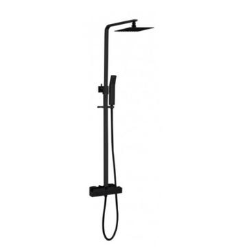 Black-York vierkante thermostatische regendouche mat-zwart beschikbaar voor biedingen