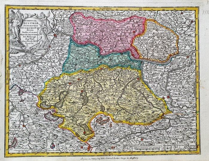 Europa - Oostenrijk / Noord-Europa / Duitsland / Wenen;, Boeken, Atlassen en Landkaarten