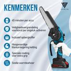 Vesto® Mini kettingzaag – Draadloos Inclusief 2 Led-Accus –, Verzenden, Zo goed als nieuw