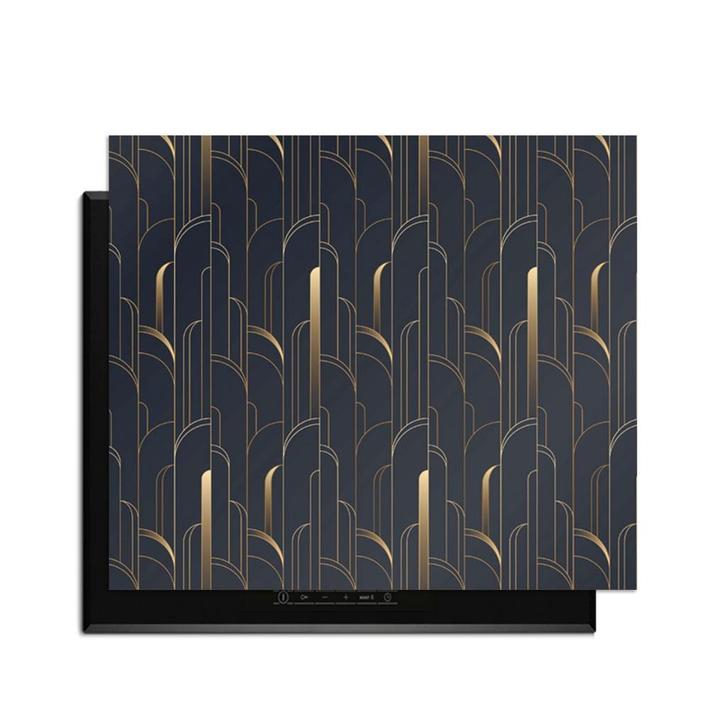 Art Deco Lines – Inductie Beschermer - 70x52 cm, Huis en Inrichting, Keuken | Keukenbenodigdheden, Nieuw, Verzenden