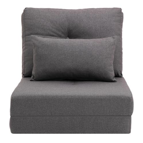 TRUUSK Vloerstoel 2-in-1 Opklapbed Met Verstelbare Rugleunin, Huis en Inrichting, Woonaccessoires | Kussens, Nieuw, Verzenden