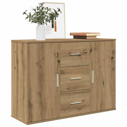 vidaXL Dressoir 90x29,5x65 cm bewerkt hout artisanaal, Huis en Inrichting, Kasten | Dressoirs, 25 tot 50 cm, Nieuw, 50 tot 100 cm
