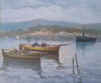 Antonio Migliardi (1913-1985) - Barche a Posillipo