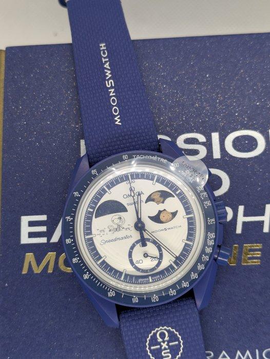 Omega - MoonSwatch Mission to Earthphase - Zonder, Sieraden, Tassen en Uiterlijk, Horloges | Heren