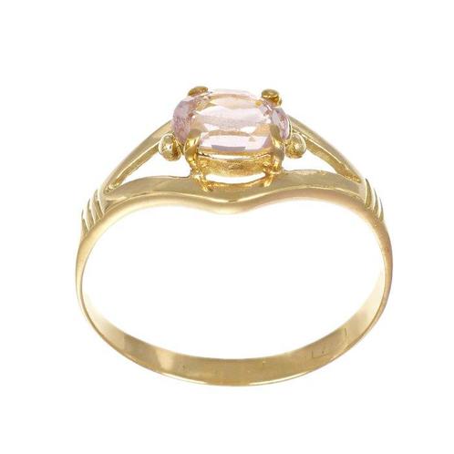Ring - 18 karaat Geel goud - 0.75ct. tw. Quartz, Sieraden, Tassen en Uiterlijk, Ringen