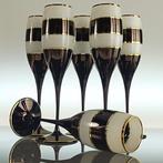 SECOLOVENTESIMO - Kelk (6) - 24 kt goud - Handgeschilderde