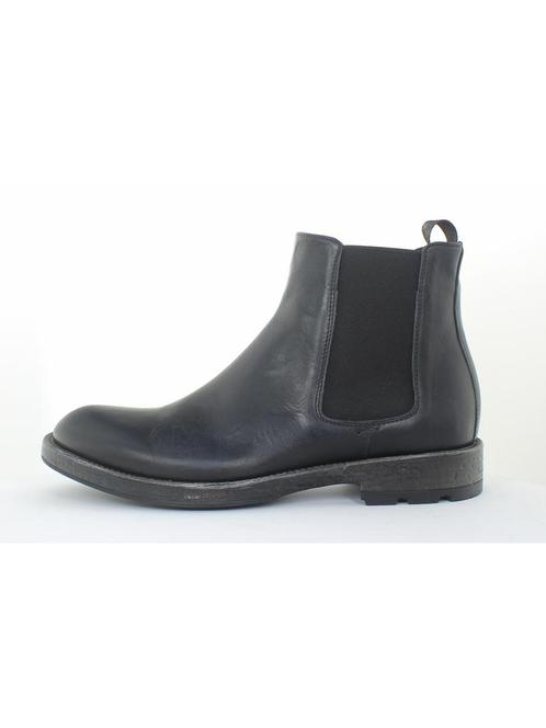 -30% Giorgio  Giorgio 67409 zwart leren boots met rubber zoo, Kleding | Heren, Schoenen, Boots, Zwart, Nieuw, Verzenden