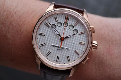 Horloge Frederique Constant Yacht timer ref. DC-380VT4H4, Sieraden, Tassen en Uiterlijk, Horloges | Heren, Leer, Zo goed als nieuw