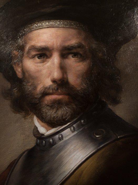 Piotr Topolski (XX-XXI) - Henryk, Antiek en Kunst, Kunst | Schilderijen | Klassiek