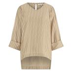 -50% Nukus  Nukus Ss24043664 elly blouse striped camel  maat, Kleding | Dames, Blouses en Tunieken, Verzenden, Nieuw