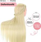 Oefenhoofd - Kappershoofd Blond - NIEUW + Tafelklem - 65 cm, Ophalen of Verzenden, Nieuw