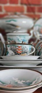 Kutani Geisha - Inconnu - Tafelservies voor 12 (12) -