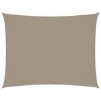 Rechthoekig Zonnescherm 5x7 Taupe - tweedekansje - Waterd..., Overige typen, 450 cm of meer, Nieuw, Ophalen of Verzenden