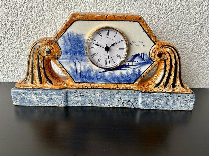 Console klok (3) - Art Deco Aardewerk - 1920-1930, Antiek en Kunst, Curiosa en Brocante