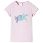 vidaXL Kindershirt 104 lila, Verzenden, Nieuw