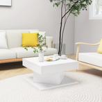 Witte Salontafel 57x57 - Retourdeal - Modern Design, 50 tot 100 cm, Vierkant, Nieuw, Minder dan 50 cm