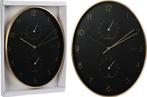 Ovale wandklok hygrometer thermomet van €19,99 voor €16,00, Ophalen of Verzenden, Nieuw