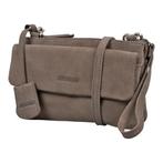 Salted Leren Dames Schoudertasje Minibag - Nubuck - Taupe, Verzenden, Nieuw, Bruin, Overige merken