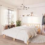 vidaXL Bedframe massief grenenhout 160x200 cm, Huis en Inrichting, Bruin, Verzenden, 200 cm, 160 cm