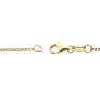 Gouden gourmet schakel ketting | 44 cm (schakelketting), Sieraden, Tassen en Uiterlijk, Kettingen, Ophalen of Verzenden, Gebruikt