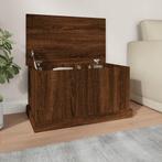 vidaXL Opbergbox 70x40x38 cm bewerkt hout bruin eikenkleur, Huis en Inrichting, Woonaccessoires | Kisten, Verzenden, Nieuw
