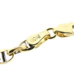 Bicolor gouden fantasieschakel ketting; Midas, Ophalen of Verzenden, Gebruikt, Overige kleuren, Goud